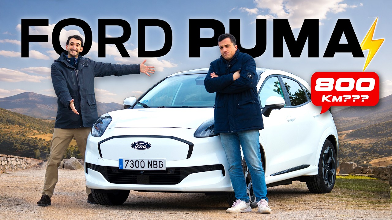 ¿Se puede viajar con un ELÉCTRICO pequeño? | Ford Puma Gen-E 43 kWh