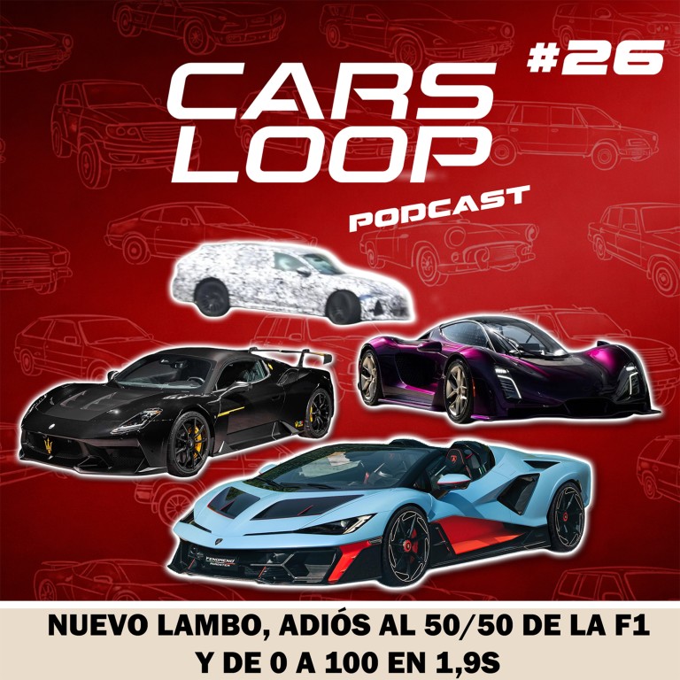 El Lamborghini descapotable más bestia de la historia, la F1 reduce el eléctrico y Bugatti cobra 11.000€ por nada – Carsloop Podcast #26